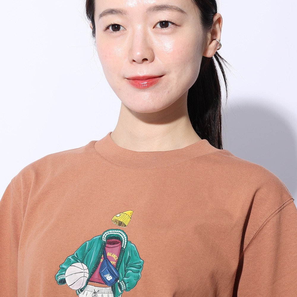 ニューバランス（new balance）（レディース）Athletics Basketball Style リラックス 半袖Tシャツ WT41579WUT