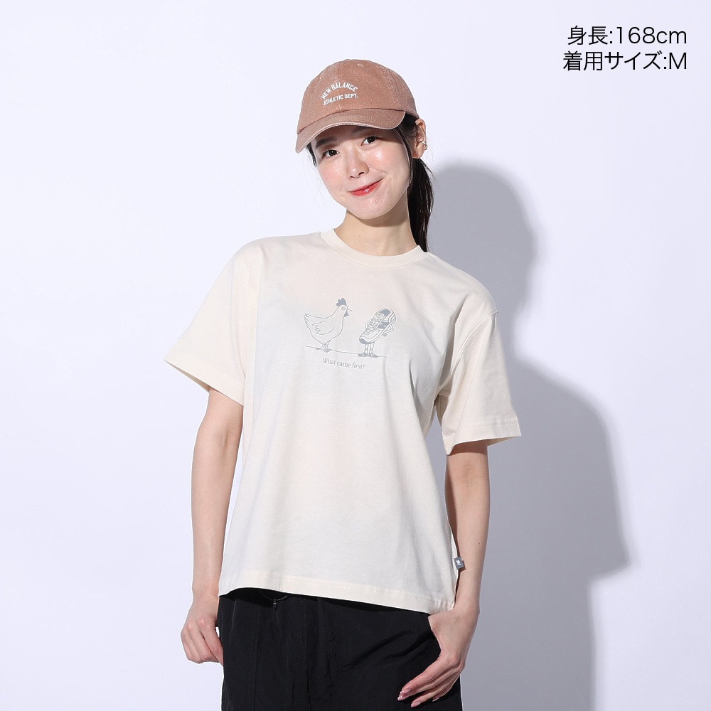 ニューバランス（new balance）（レディース）Chicken Or Shoe リラックス ショートスリーブTシャツ WT41587LIN