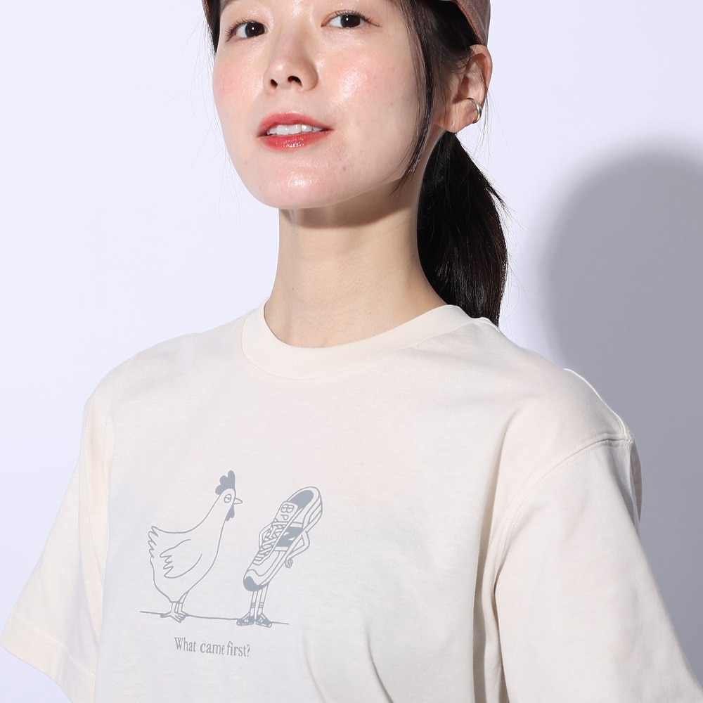 ニューバランス（new balance）（レディース）Chicken Or Shoe リラックス ショートスリーブTシャツ WT41587LIN