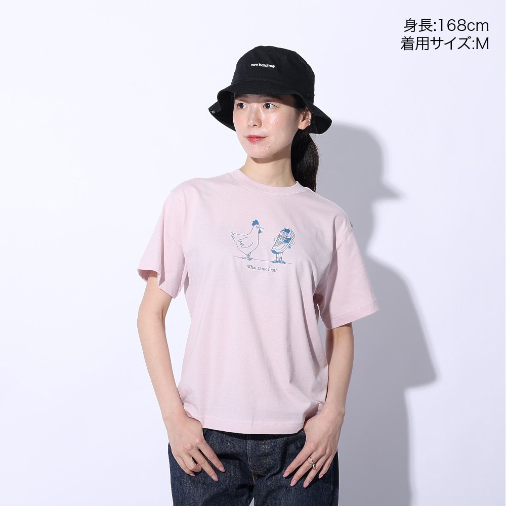 ニューバランス（new balance）（レディース）Chicken Or Shoe リラックス ショートスリーブTシャツ WT41587SOI