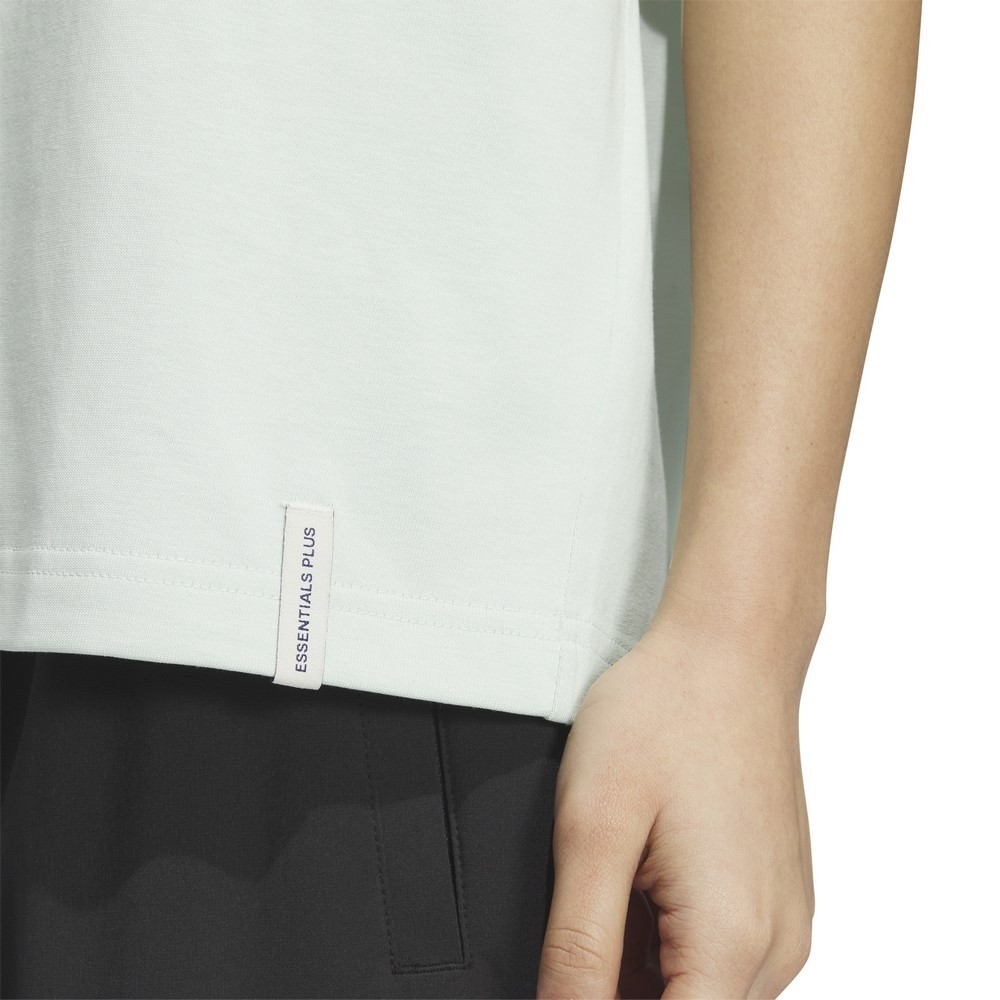アディダス（adidas）（レディース）エッセンシャルズプラス スリーストライプス 半袖Tシャツ KVF79-JF1399