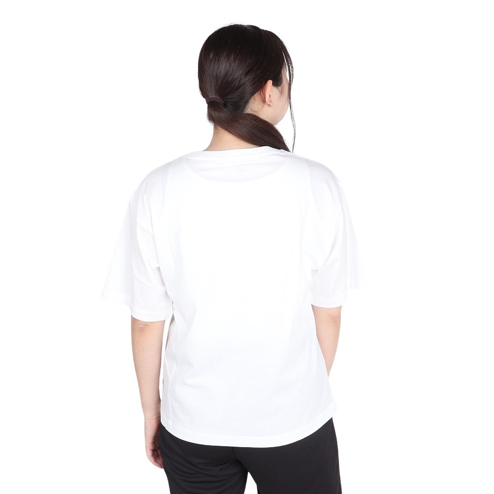 プーマ（PUMA）（レディース）ESS+ パームリゾートグラフィック 半袖Tシャツ 683088 02 WHT