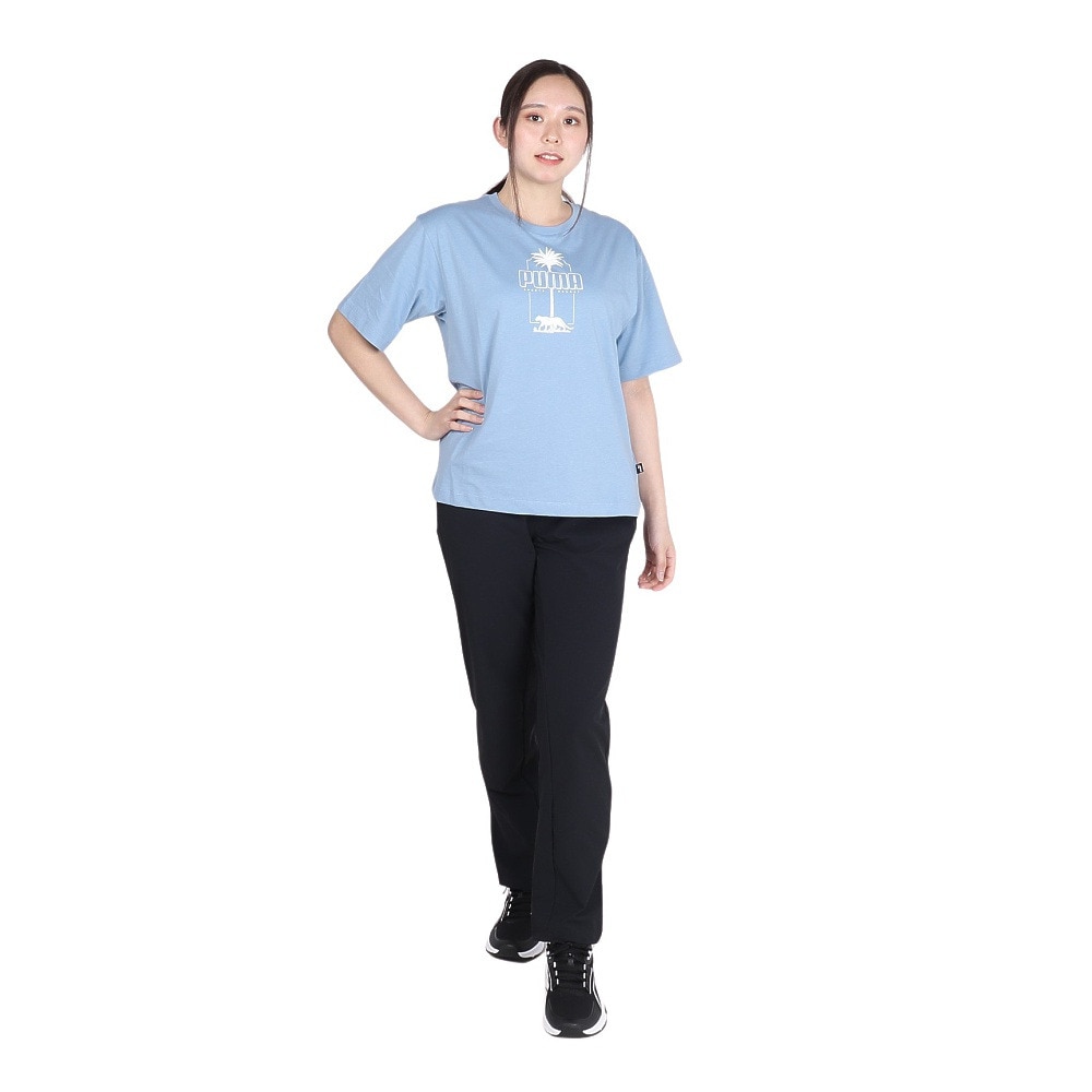 プーマ（PUMA）（レディース）ESS+ パーム リゾート グラフィック 半袖 Tシャツ 683088 20 IDG