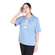 (レディース)ESS+ パーム リゾート グラフィック 半袖 Tシャツ 683088 20 IDG