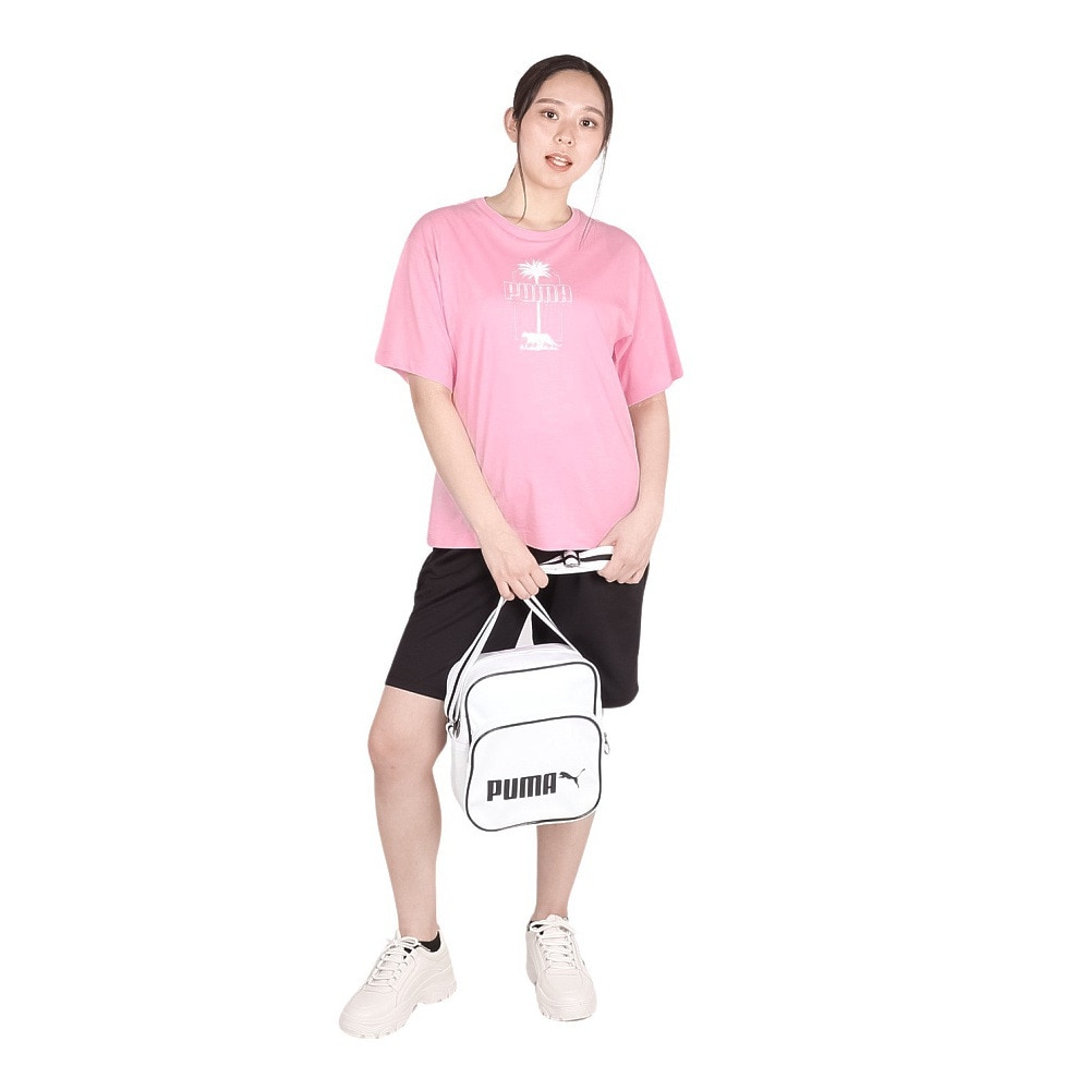 プーマ（PUMA）（レディース）ESS+ パームリゾートグラフィック 半袖Tシャツ 683088 30 PNK