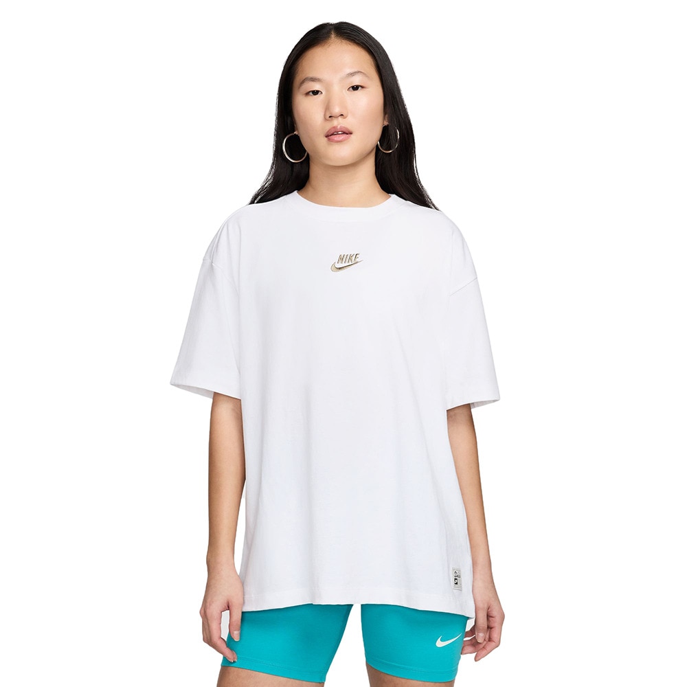 ナイキ（NIKE）（レディース）スポーツウェア オーバーサイズド 半袖Tシャツ HF4613-100