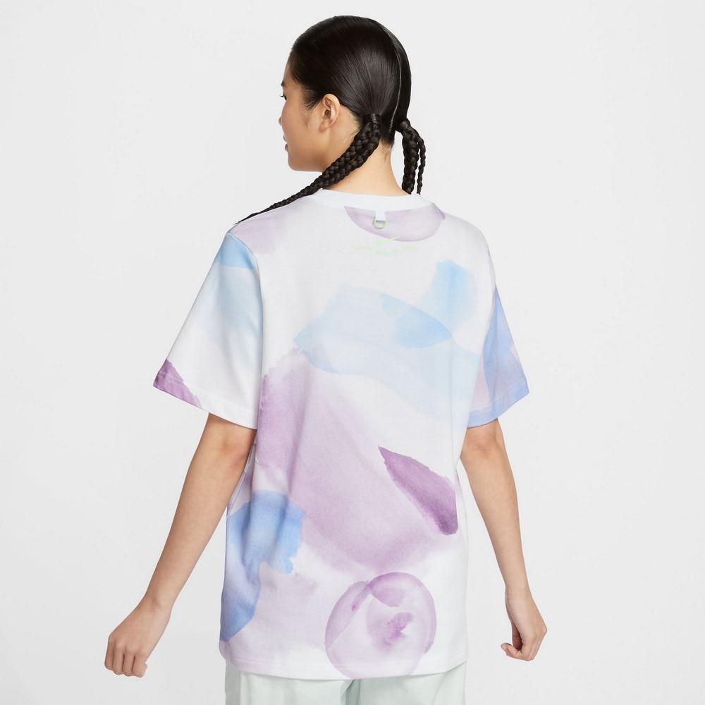 ナイキ（NIKE）（レディース）スポーツウェア エッセンシャル プリンテッド 半袖Tシャツ HF6178-100
