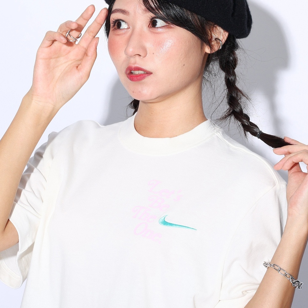 ナイキ（NIKE）（レディース）スポーツウェア ボクシー 半袖Tシャツ HM4581-133
