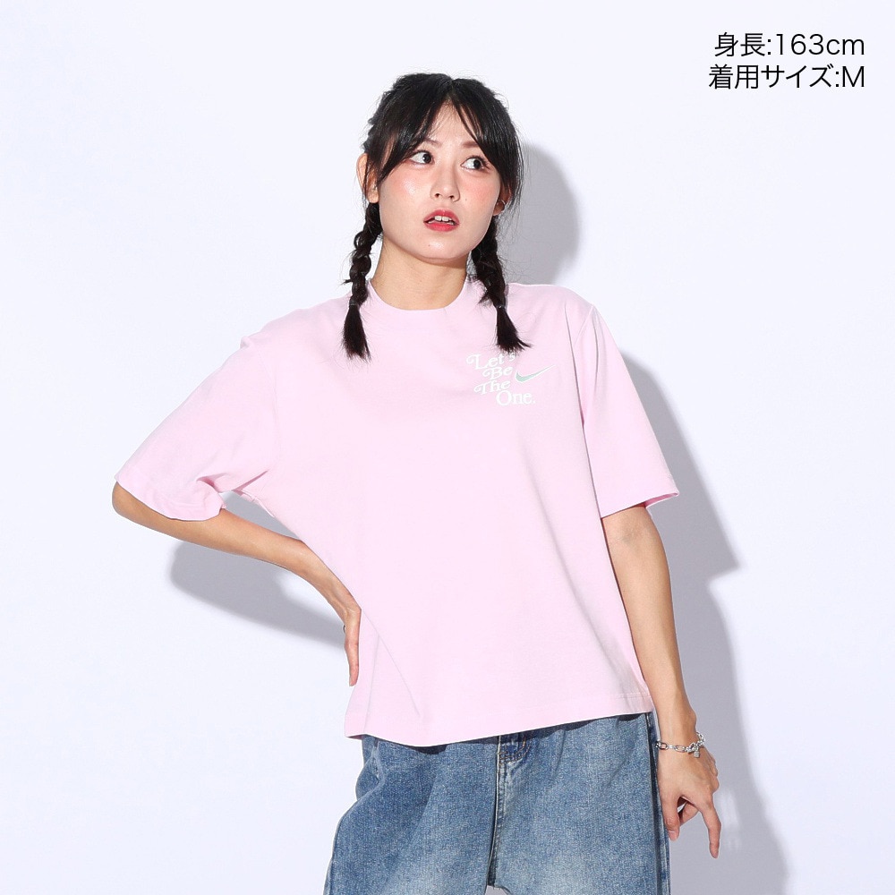 ナイキ（NIKE）（レディース）スポーツウェア ボクシー 半袖Tシャツ HM4581-663