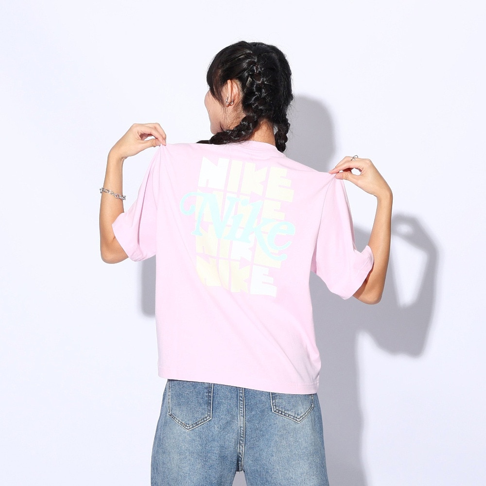ナイキ（NIKE）（レディース）スポーツウェア ボクシー 半袖Tシャツ HM4581-663