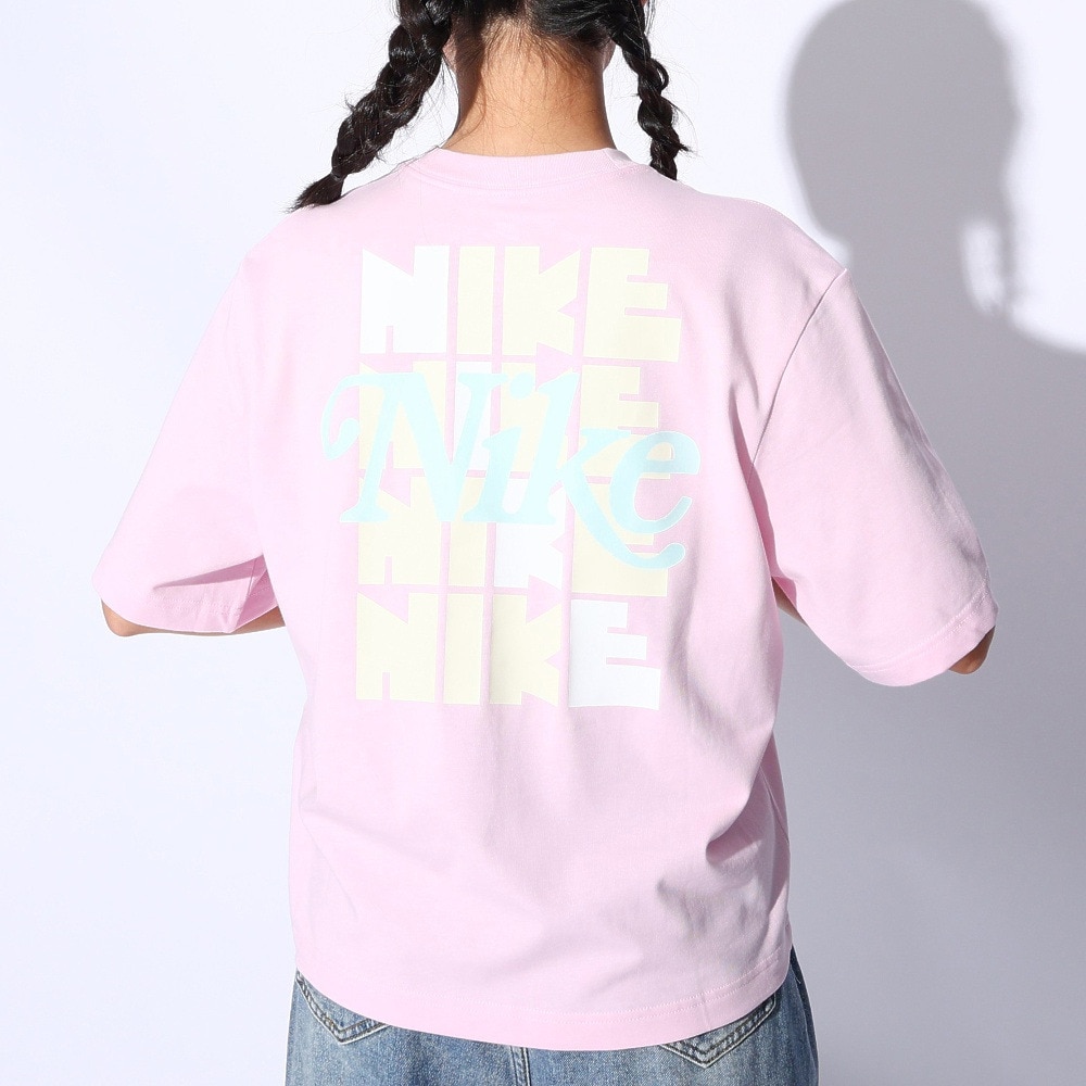 ナイキ（NIKE）（レディース）スポーツウェア ボクシー 半袖Tシャツ HM4581-663