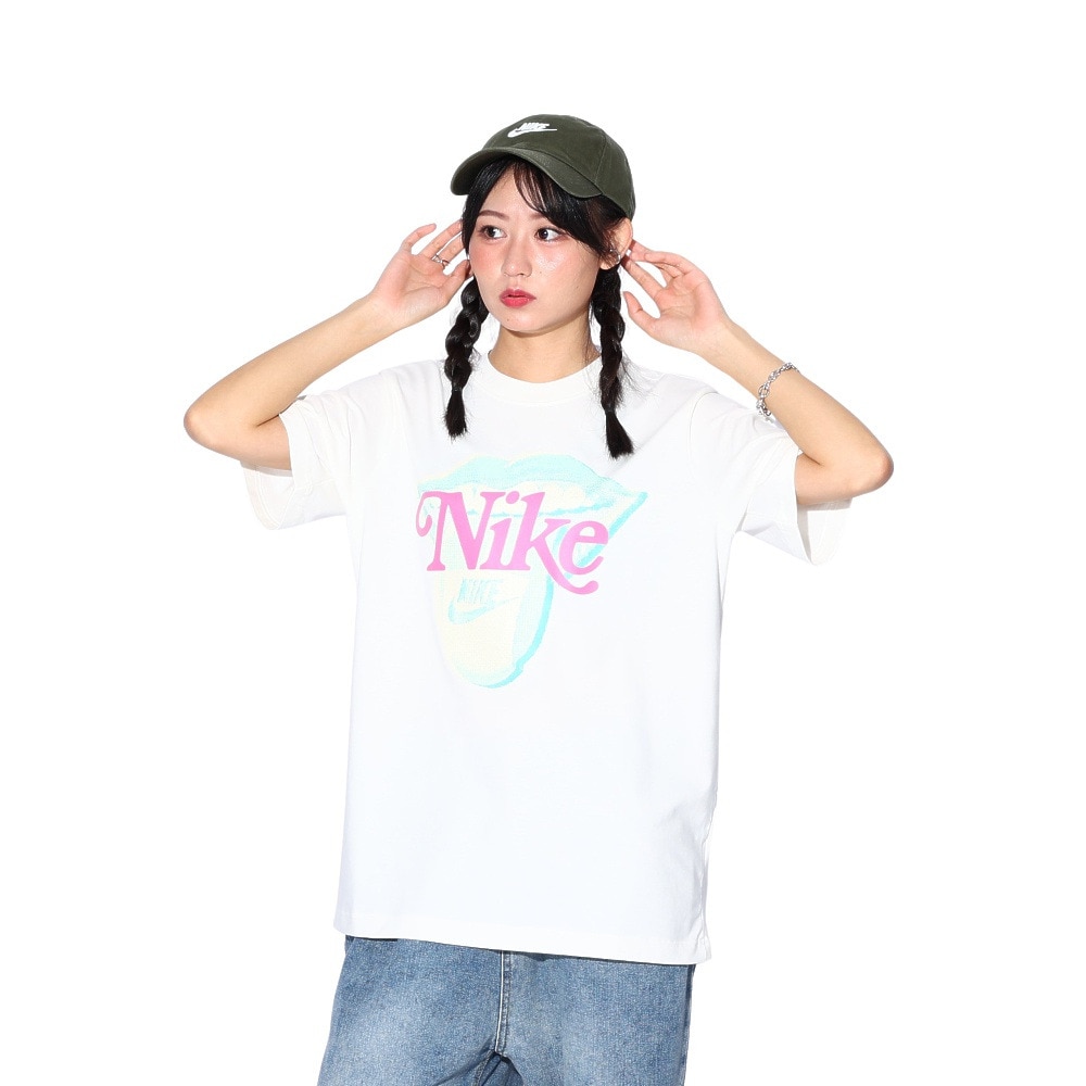 ナイキ（NIKE）（レディース）スポーツウェア エッセンシャル 半袖Tシャツ HM4594-133