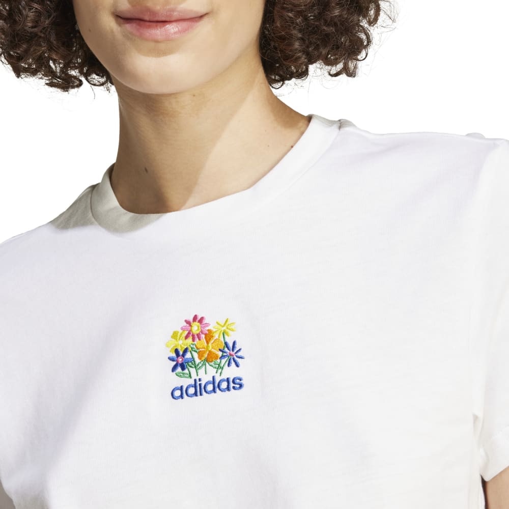 アディダス（adidas）（レディース）ソフトサイド ミニグラフィック 半袖Tシャツ JTM63-IW2749