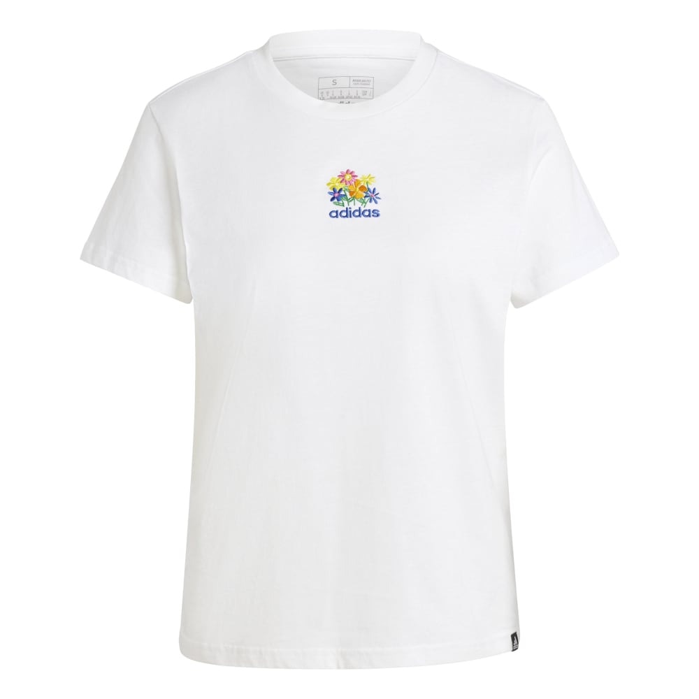 アディダス（adidas）（レディース）ソフトサイド ミニグラフィック 半袖Tシャツ JTM63-IW2749