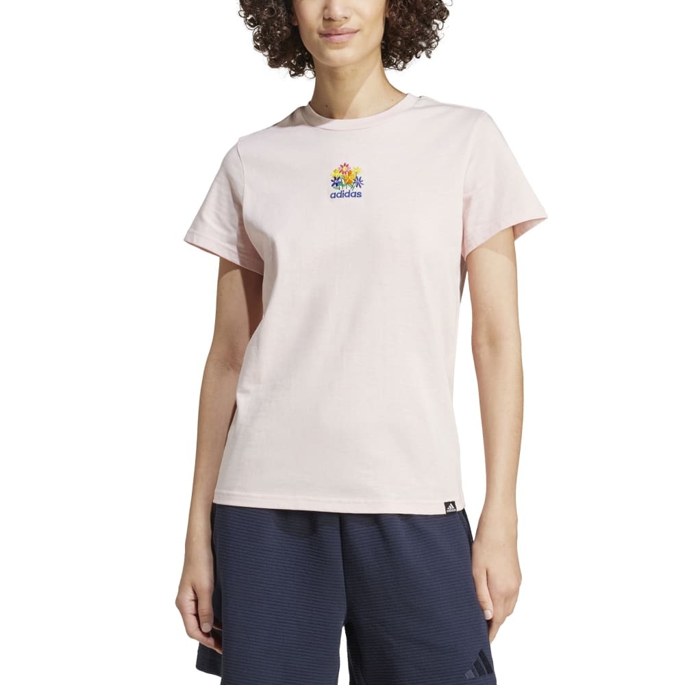 アディダス（adidas）（レディース）ソフトサイド ミニグラフィック 半袖Tシャツ JTM63-IZ1160