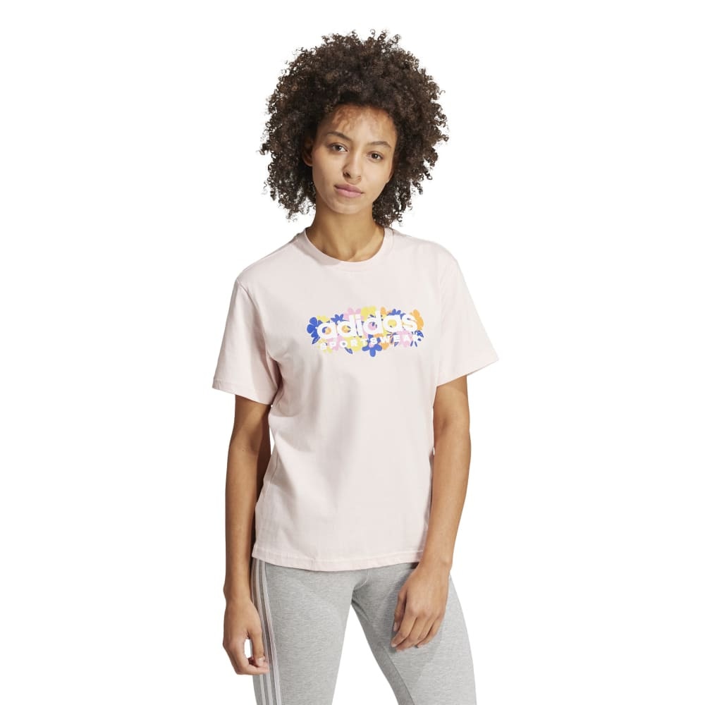 アディダス（adidas）（レディース）ソフトサイド 2.0 グラフィック 半袖Tシャツ JTN08-IW5156