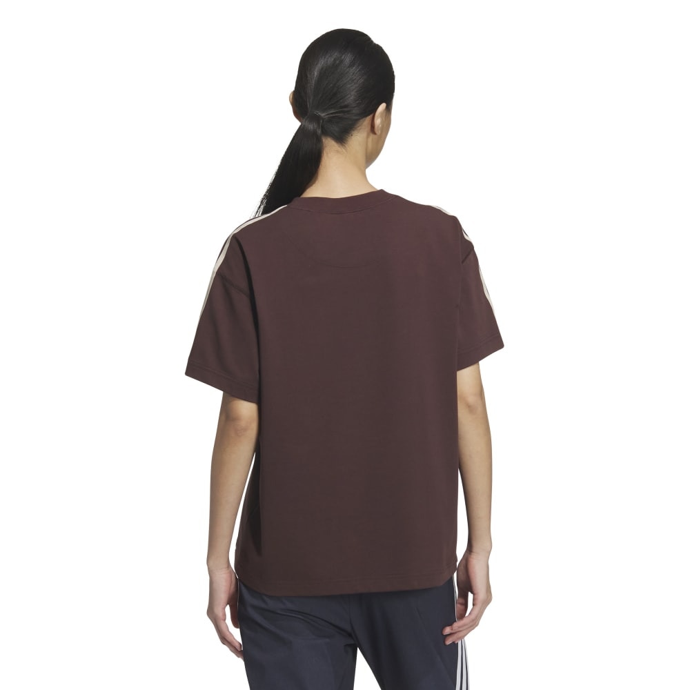 アディダス（adidas）（レディース）エッセンシャルズ プラス スリーストライプス 半袖Tシャツ KVF79-JG3853