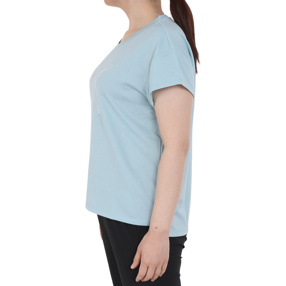 プーマ（PUMA）（レディース）MOTION ショートスリーブ キャット Tシャツ 680719 22 SAX