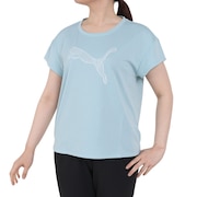 (レディース)MOTION ショートスリーブ キャット Tシャツ 680719 22 SAX