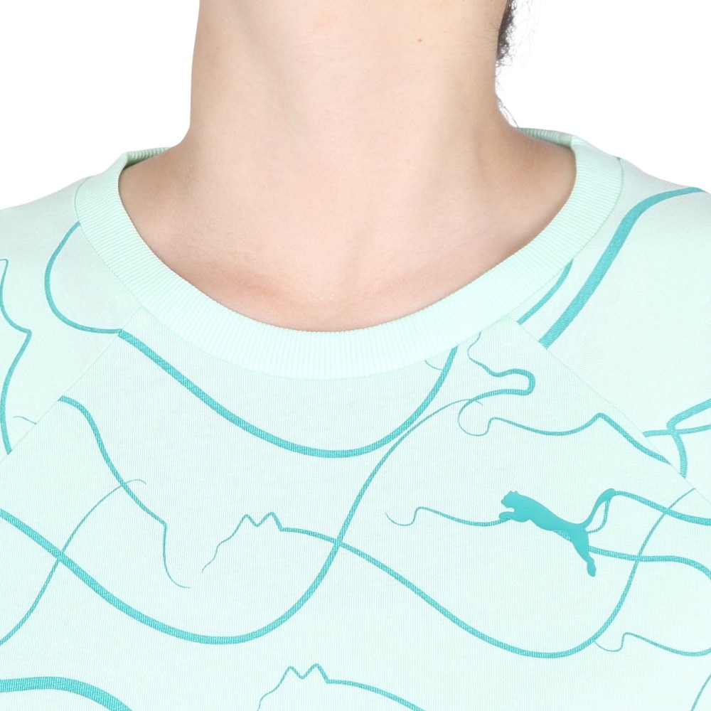 プーマ（PUMA）（レディース）モーション AOP 半袖 Tシャツ 681247 88 FGRN