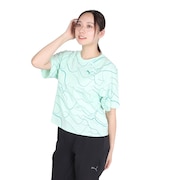 (レディース)モーション AOP 半袖 Tシャツ 681247 88 FGRN