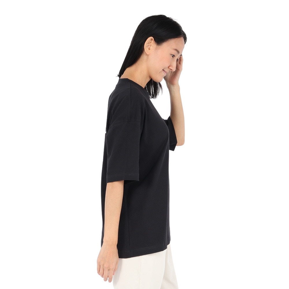 ニューバランス（new balance）（レディース）フラワーオーバーサイズTシャツ WT51930BK