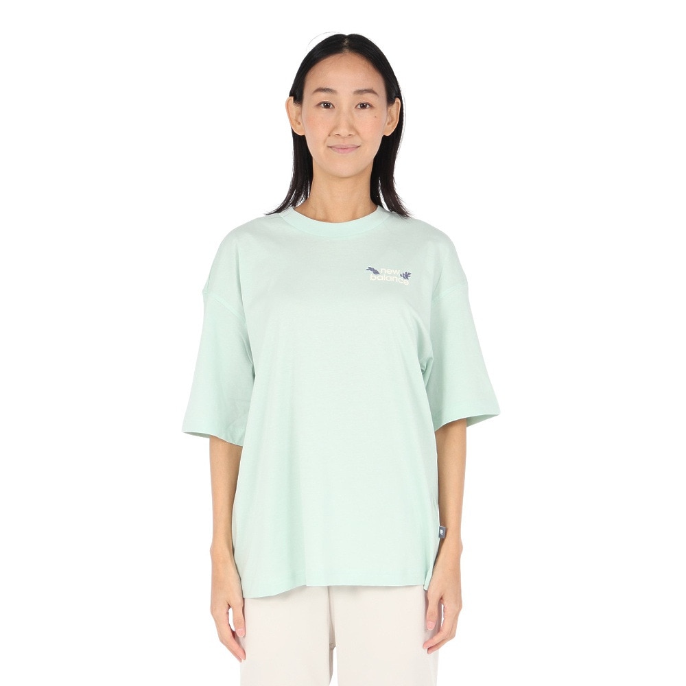 ニューバランス（new balance）（レディース）フラワーオーバーサイズTシャツ WT51930CYS