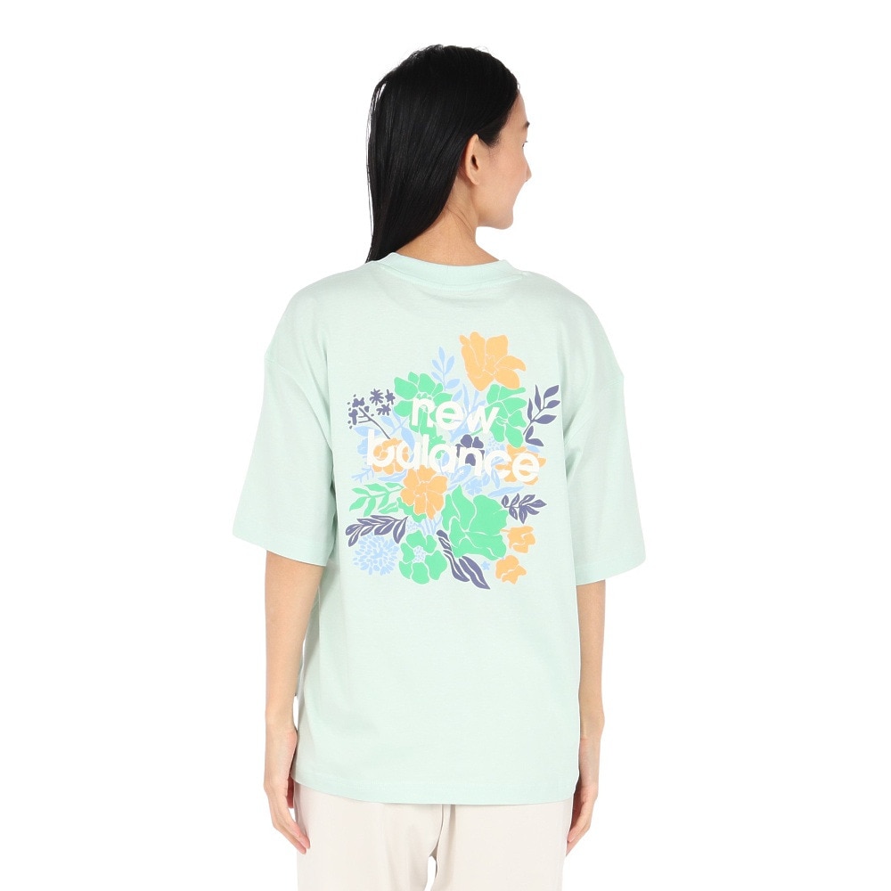 ニューバランス（new balance）（レディース）フラワーオーバーサイズTシャツ WT51930CYS