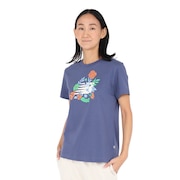 (レディース)フラワーグラフィックTシャツ WT51931DRE