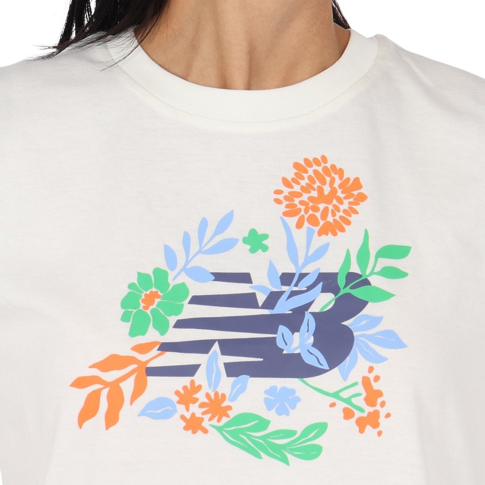 ニューバランス（new balance）（レディース）フラワーグラフィックTシャツ WT51931SST