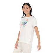 (レディース)フラワーグラフィックTシャツ WT51931SST