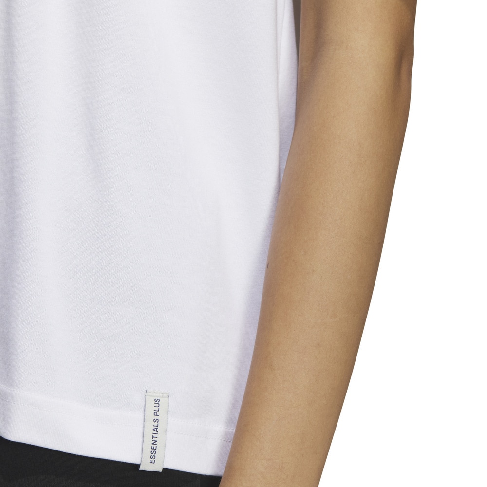 アディダス（adidas）（レディース）エッセンシャルズ プラス スリーストライプス 半袖Tシャツ JUP44-JW4500