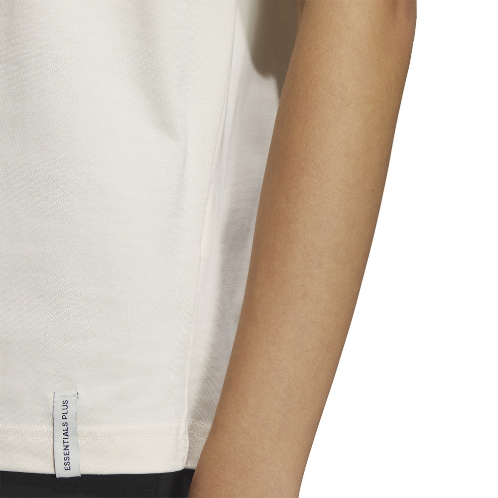 アディダス（adidas）（レディース）エッセンシャルズ プラス スリーストライプス 半袖Tシャツ JUP44-JW4501