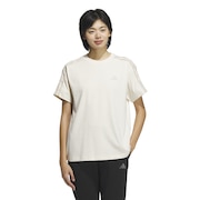 (レディース)エッセンシャルズ プラス スリーストライプス 半袖Tシャツ JUP44-JW4501
