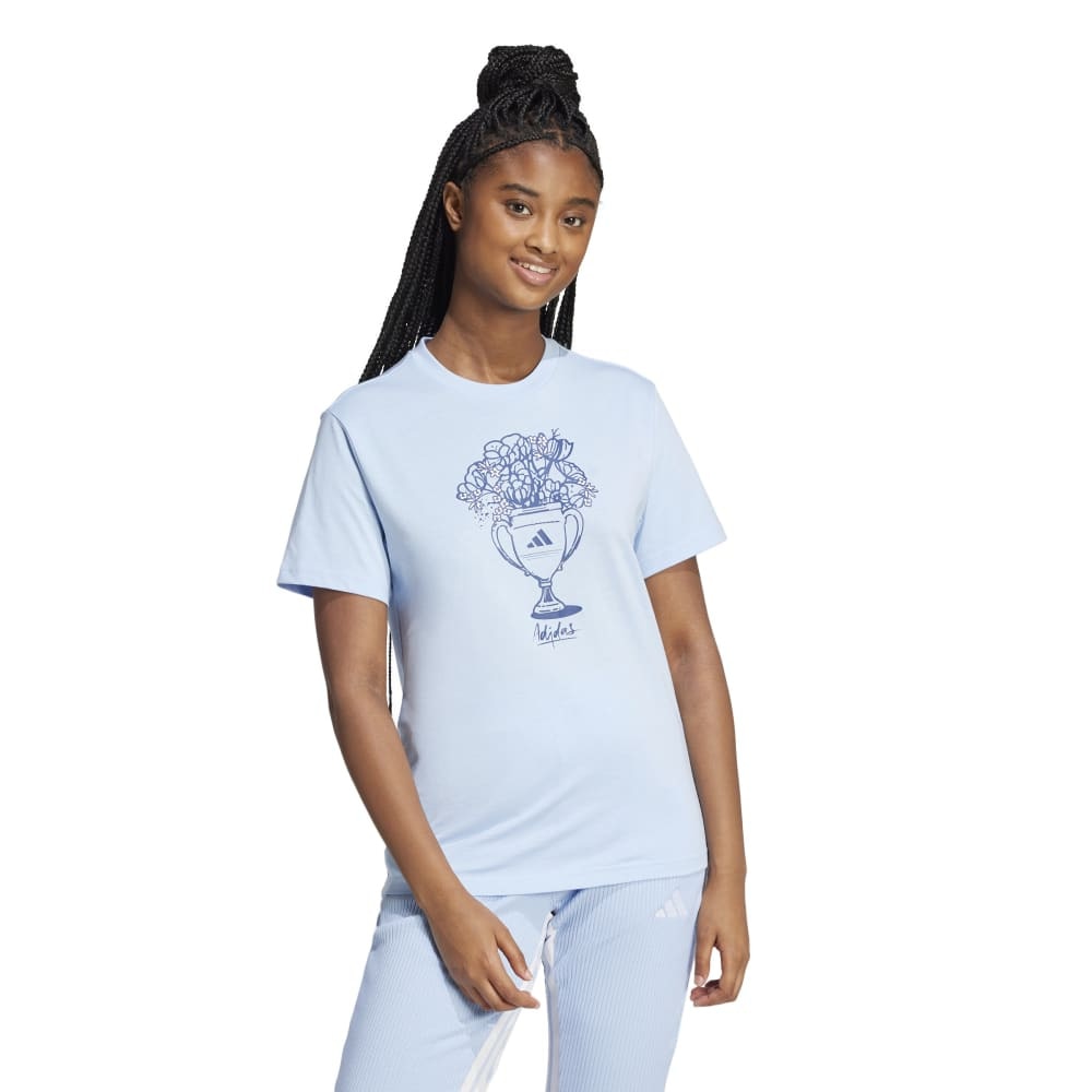 アディダス（adidas）（レディース）Tech Illustrate グラフィック 半袖Tシャツ KQK42-JN9127