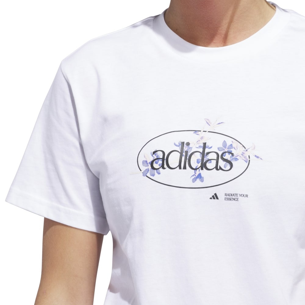アディダス（adidas）（レディース）エレメンツ ラディエイト フローラル グラフィック 半袖Tシャツ KSJ16-JI9432