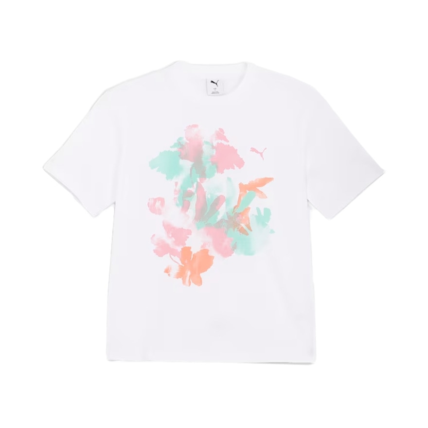 プーマ（PUMA）（レディース）サマー MX グラフィック 半袖 Tシャツ 686934 02 WHT
