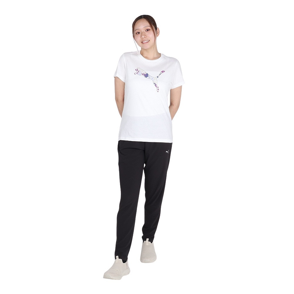 プーマ（PUMA）（レディース）GRAPHICS フローラル Tシャツ 687710 02 WHT