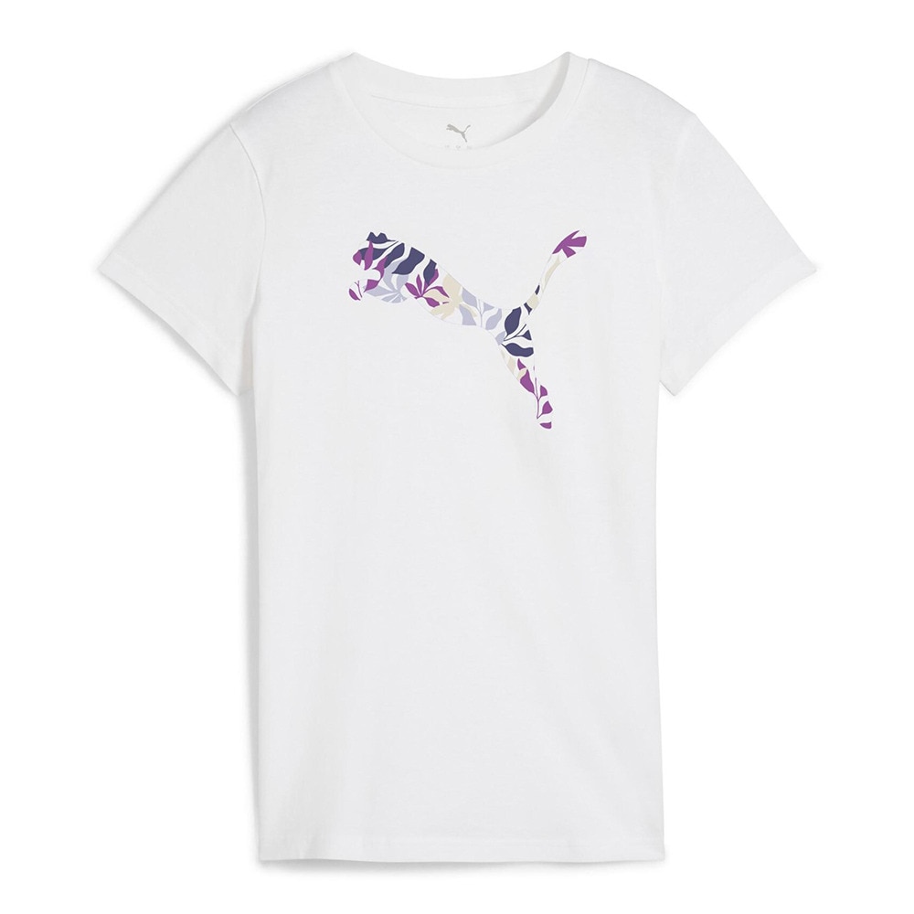 プーマ（PUMA）（レディース）GRAPHICS フローラル Tシャツ 687710 02 WHT