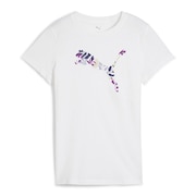 (レディース)GRAPHICS フローラル Tシャツ 687710 02 WHT