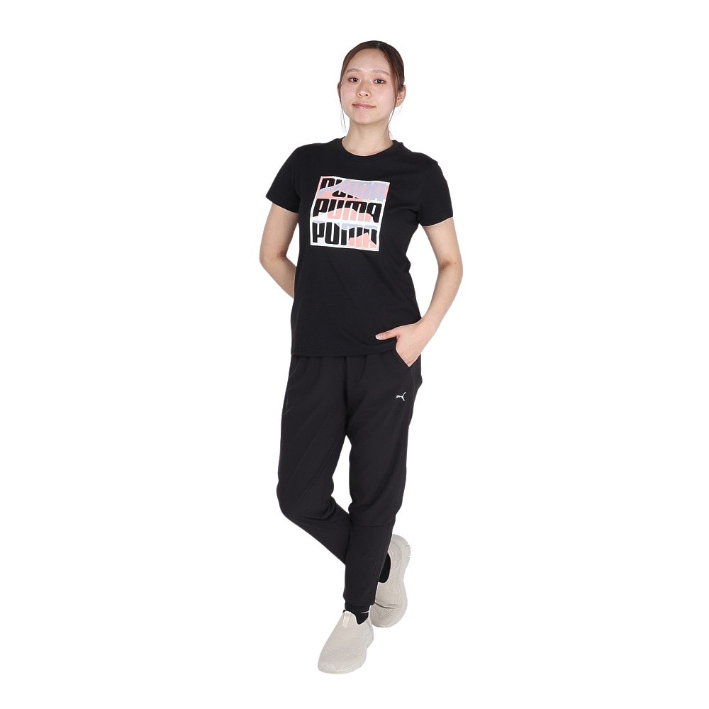 プーマ（PUMA）（レディース）GRAPHICS マウンテン Tシャツ 687716 01 BLK