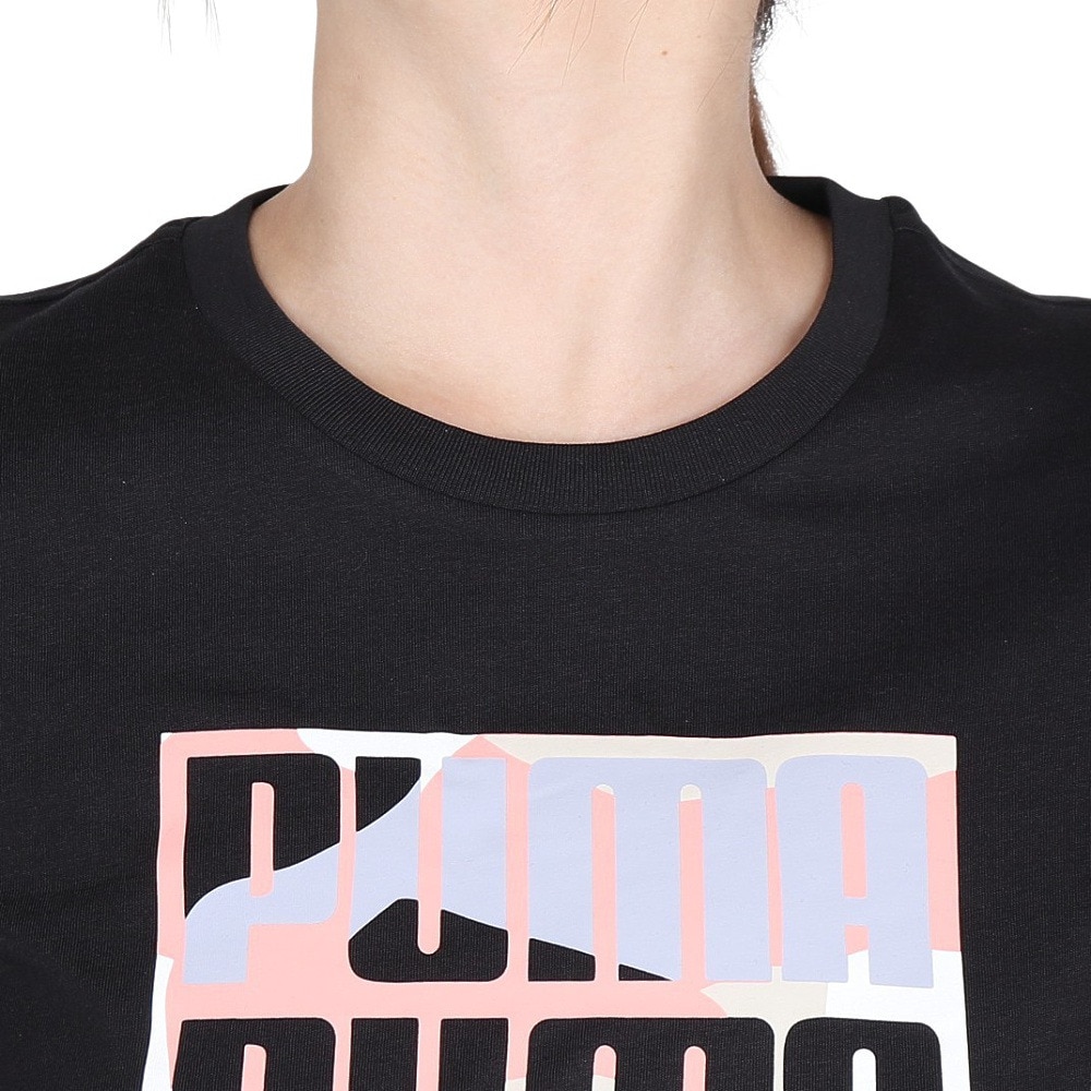 プーマ（PUMA）（レディース）GRAPHICS マウンテン Tシャツ 687716 01 BLK