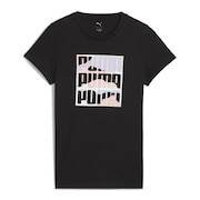 (レディース)GRAPHICS マウンテン Tシャツ 687716 01 BLK