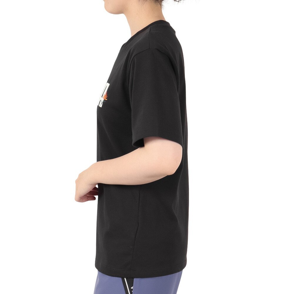 プーマ（PUMA）（レディース）ESS ロゴ FLOWER MX 半袖Tシャツ 689050 01 BLK