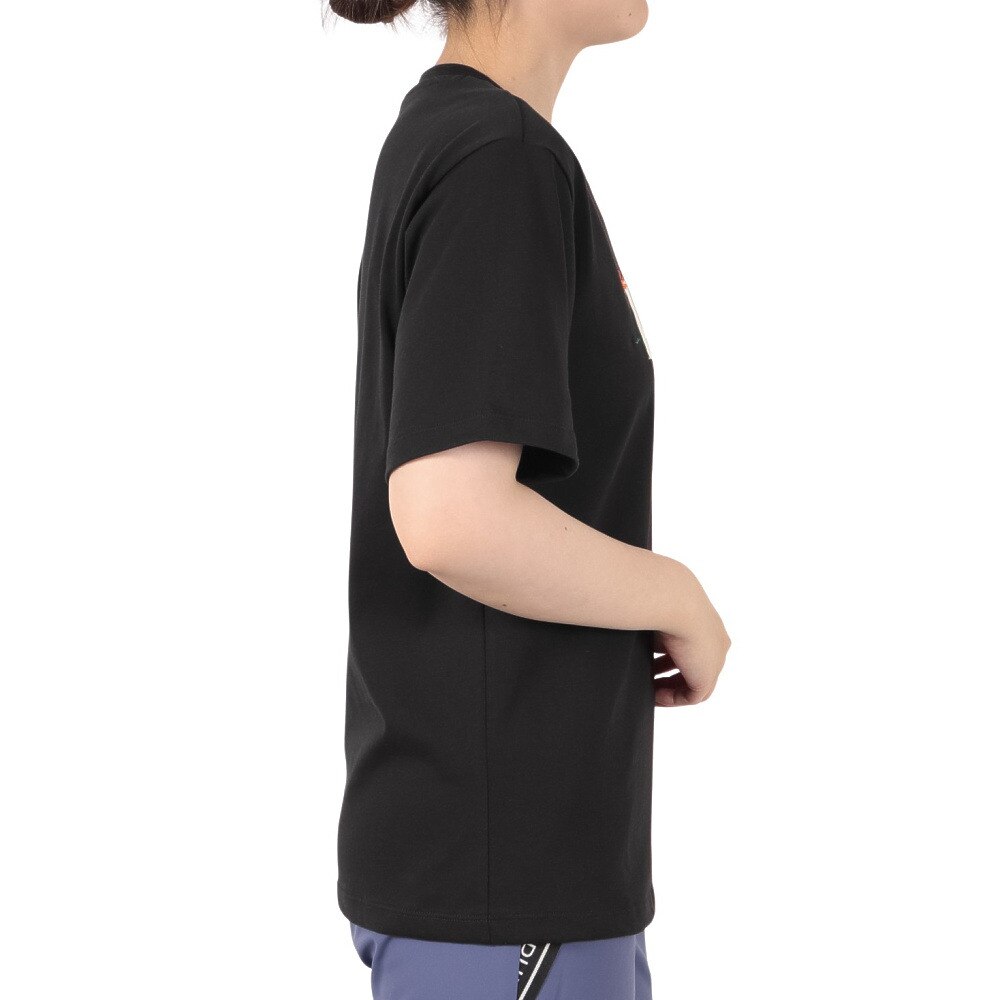 プーマ（PUMA）（レディース）ESS ロゴ FLOWER MX 半袖Tシャツ 689050 01 BLK