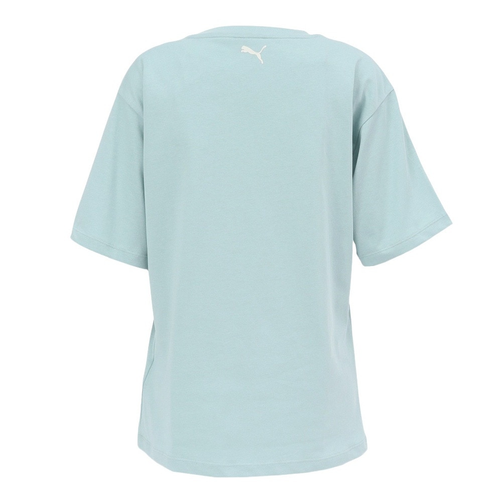 プーマ（PUMA）（レディース）ESS ロゴ FLOWER MX 半袖Tシャツ 689050 67 MNT