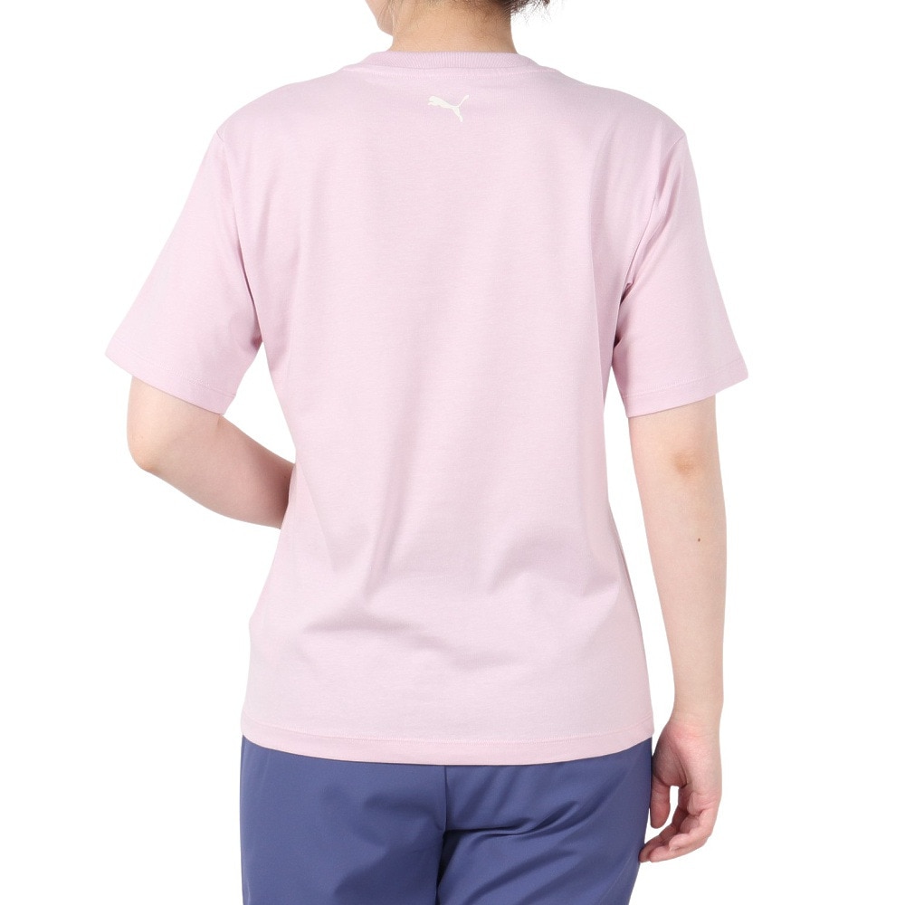 プーマ（PUMA）（レディース）ESS ロゴ FLOWER MX 半袖Tシャツ 689050 90 ROS