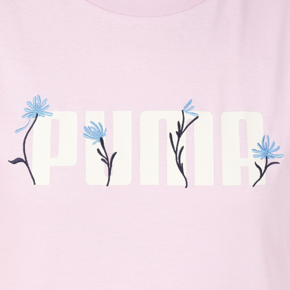 プーマ（PUMA）（レディース）ESS ロゴ FLOWER MX 半袖Tシャツ 689050 90 ROS