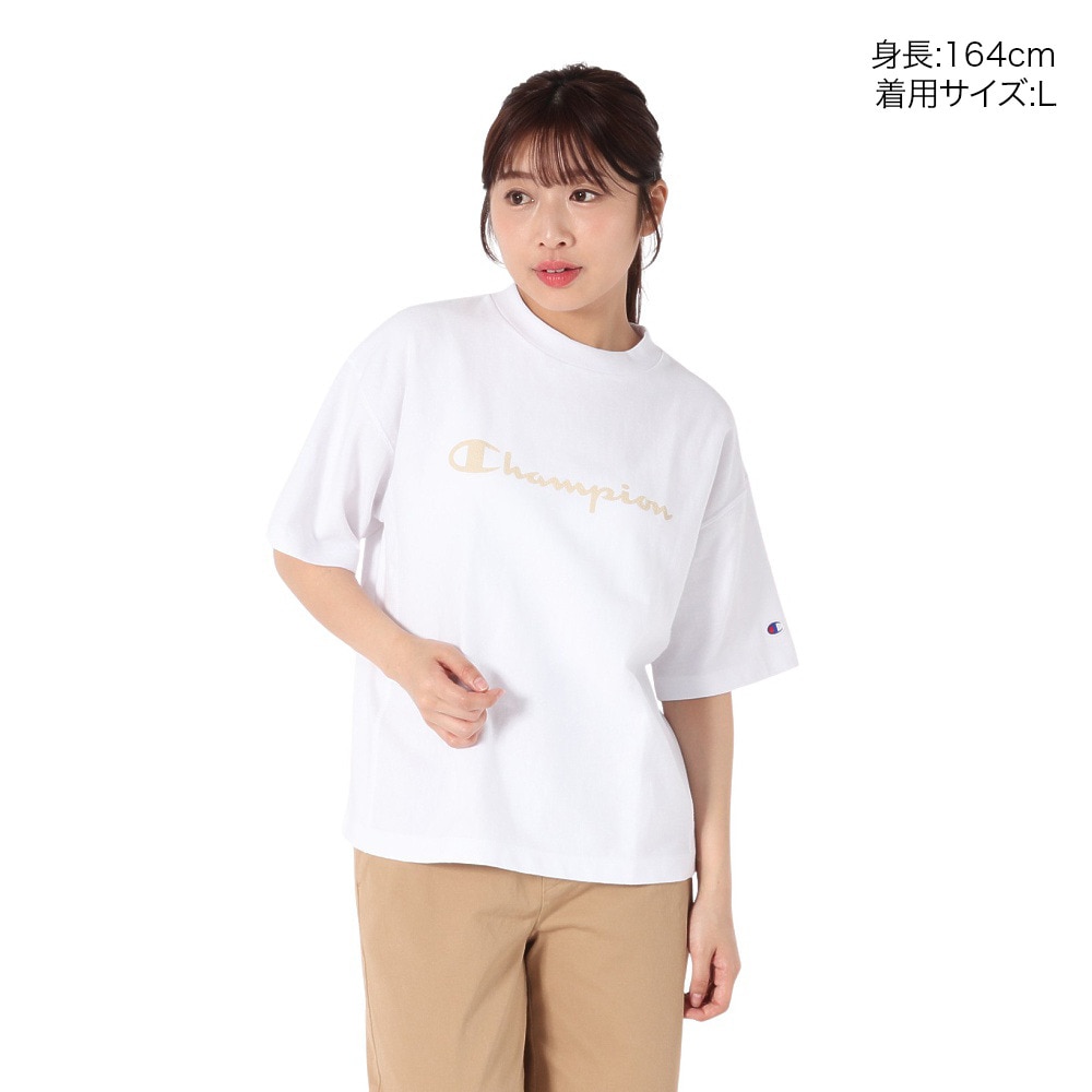 チャンピオン-ヘリテイジ（CHAMPION-HERITAGE）（レディース）リバースウィーブ ショートスリーブTシャツ CW-B301 010
