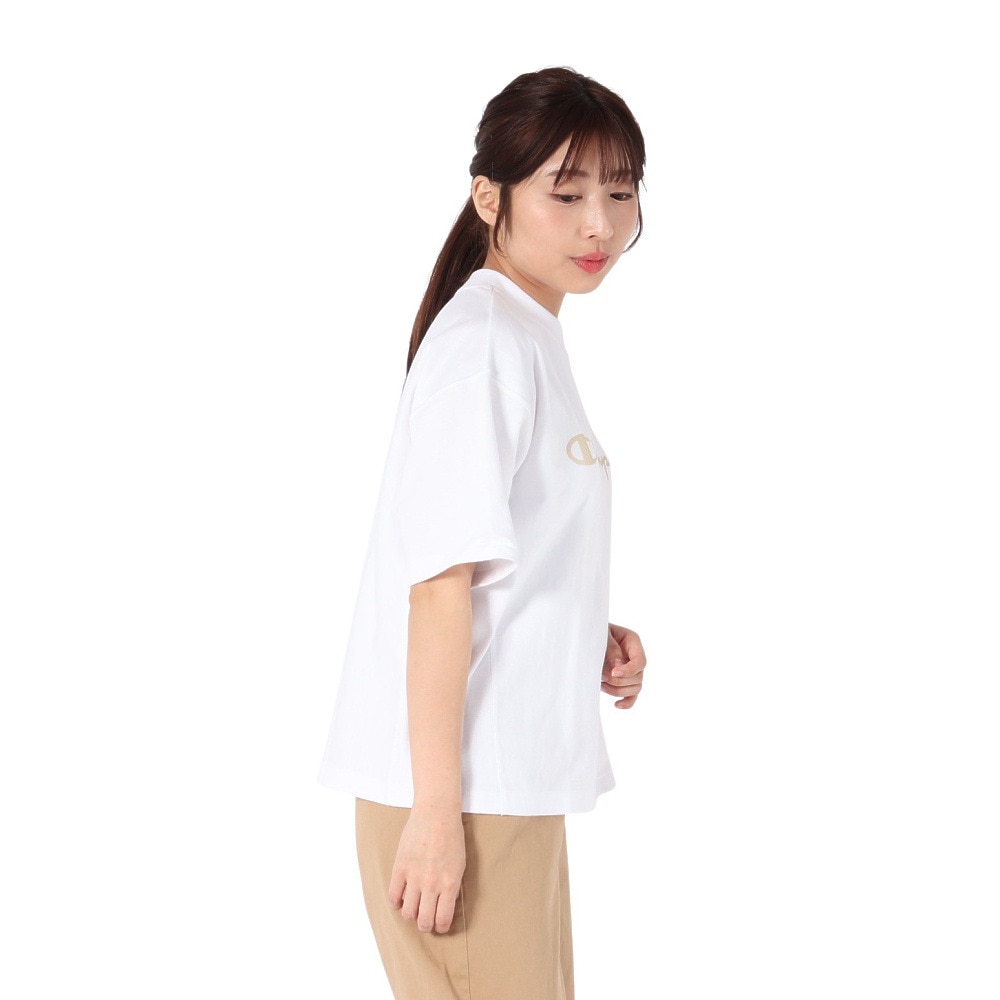 チャンピオン-ヘリテイジ（CHAMPION-HERITAGE）（レディース）リバースウィーブ ショートスリーブTシャツ CW-B301 010